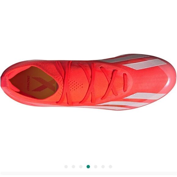 Adidas X Crazyfast FxG Red and White Women's Soccer Cleats sz 7 - Picture 5 of 11